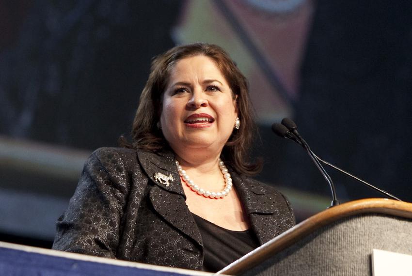 State Sen. Leticia Van de Putte, D-San Antonio, at the Texas Democratic convention on June 26, 2010.