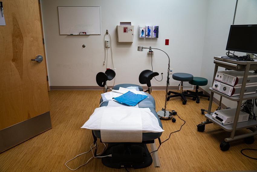 One of the two rooms where abortion procedures are performed at the UNM Center for Reproductive Health in Albuquerque, New Mexico on June 30, 2022.