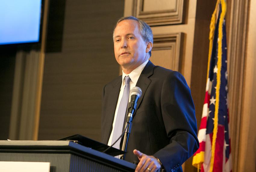 Texas Attorney General Ken Paxton spoke on June 22, 2105, at an event hosted by the Texas Public Policy Foundation discussing the impact of the EPA's Clean Power Plan.